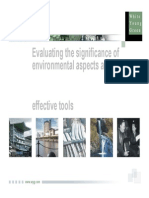 Evaluating The Significance of Environmental Aspects and Impacts