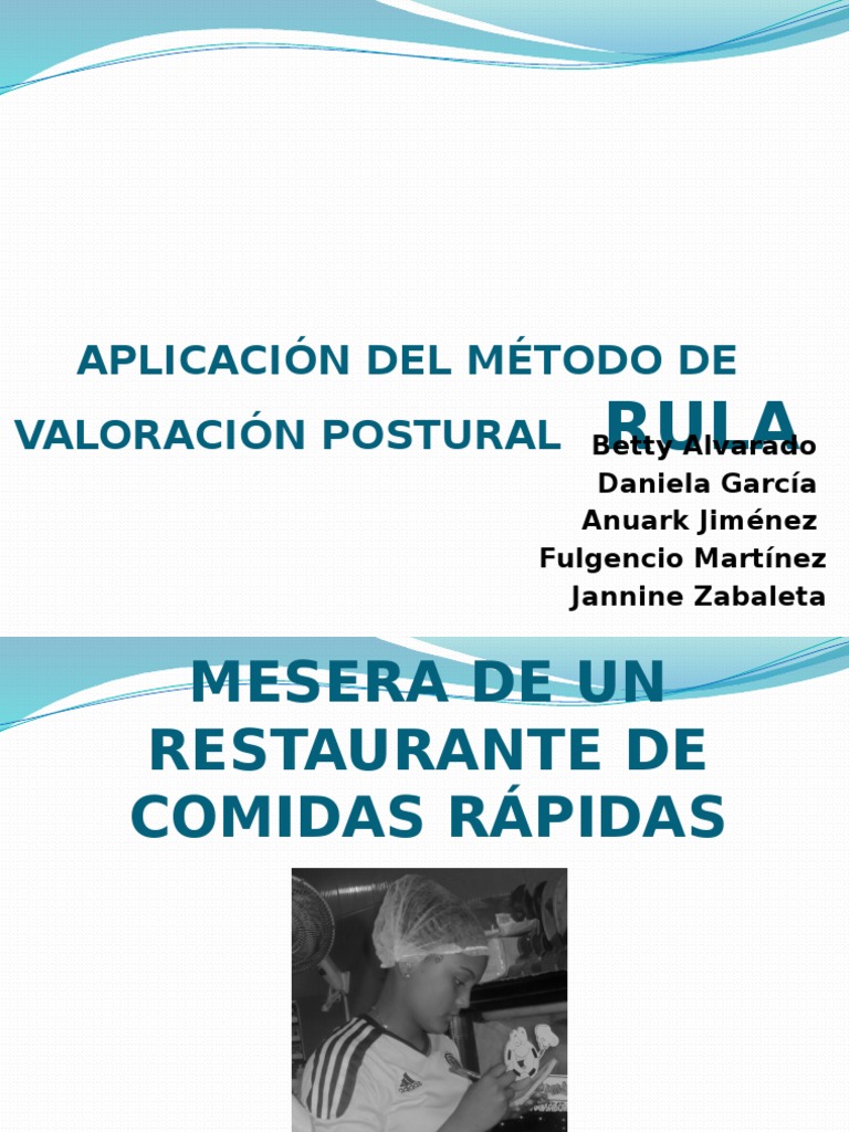 Aplicación Del Método RULA | PDF