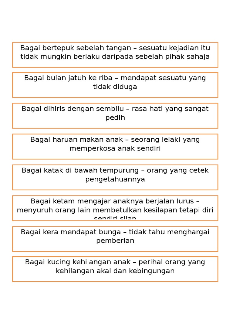 Lakonan Simpulan Bahasa Pdf