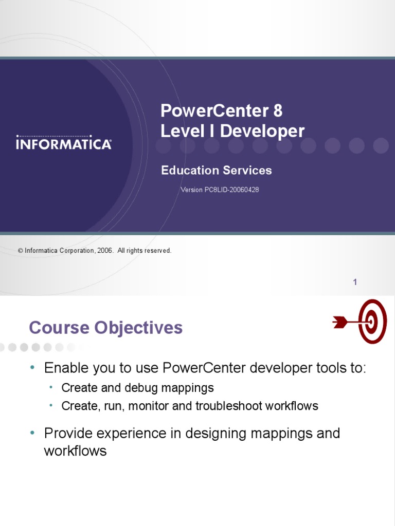 PowerCenter Level I Developer Guide | PDF | Xml | Relational Database