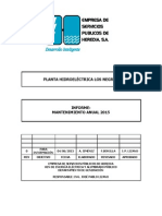 Informe Mantenimiento Anual 2015