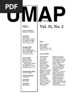 UMAP 2010a Vol. 31 No. 2