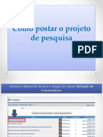 Como Postar o Projeto