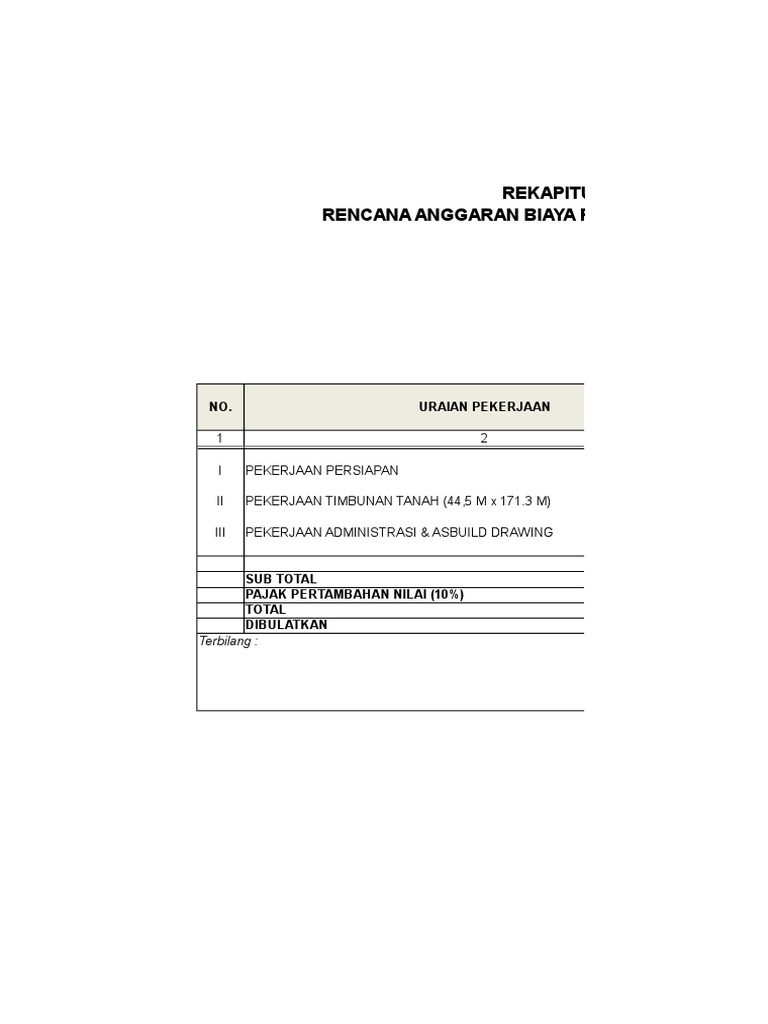 RAB dan Kurva S RAB dan Kurva S