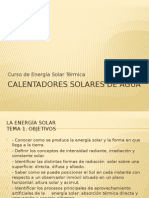 Curso Calentadores Solares