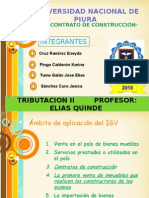 Igv - Contratos de Construccion