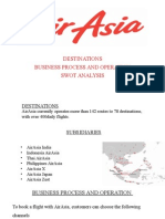 Destinations Business Process and Operation Swot Analysis