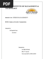 Download      STRESS MANAGEMENT        ProjecT Sachin  by vikash SN28346263 doc pdf