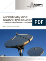 Directivity and VSWR Measurements