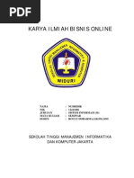 Download Karya Ilmiah Bisnis Online- 12411006 Nuhsidik Si by Nuhsidik Juliantara SN283463996 doc pdf