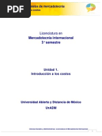 U1. Introduccion a Costos