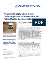 Measuring Supply Chain Costs: Collecting Essential Information For Public Health Decisionmaking