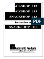 Snackshop 113 Manual
