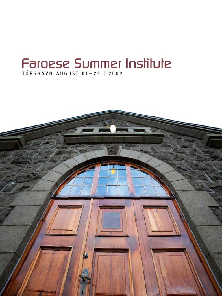 Faroese Language & Culture Course | PDF | Languages Of Europe ...