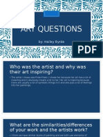 Art Questions