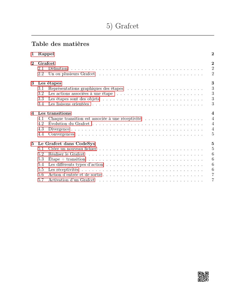 Introduction au Grafcet et CodeSys | PDF | Automate programmable ...