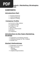 Title of Project-Marketing Strategies of Micromax: Introduction Part