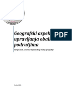 Geografski Aspekti Upravljanja Obalnim Područjim