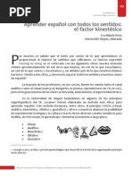 Aprender Español Con Todos Los Sentidos_el Factor Kinestésico