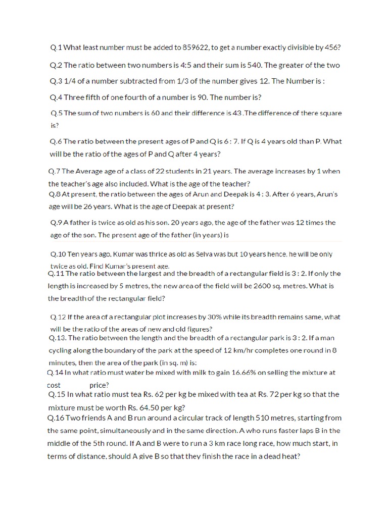 Aptitude Questions | PDF