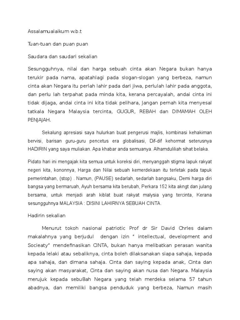 teks pidato 2 teks pidato 2