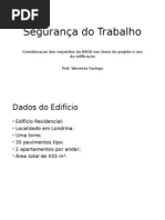 Segurança Do Trabalho - Apresentação