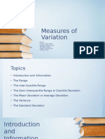 Measures of Variations