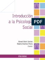 Introduccion a La Psicologia Social - Marin & Martinez