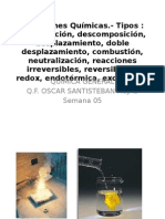 Reacciones Químicas - Química General