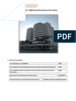 PTPL Additional Information Form 2014