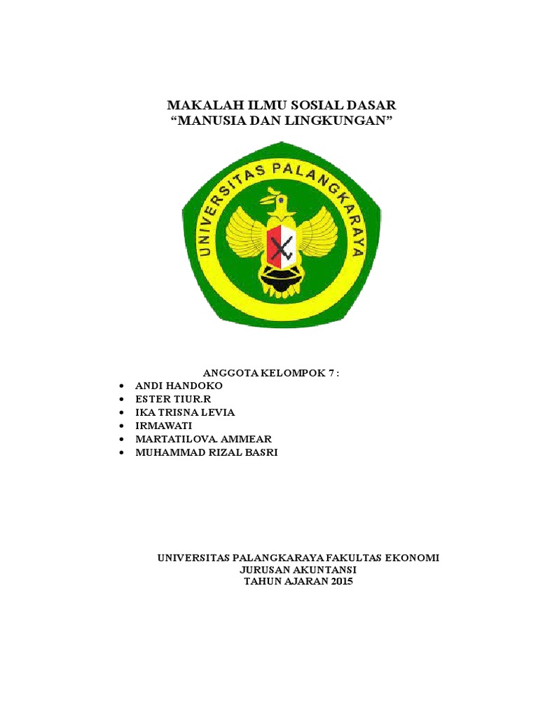 Makalah Perubahan Dan Pelestarian Lingkungan Hidup