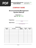 ISO 14001:2015 Environmental Management System Manual Template Preview ...