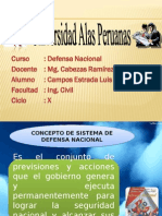 Defensa Nacional - Campos