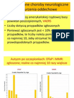 Autyzm, poszczepienne choroby neurologiczne i zaburzenia oddechowe