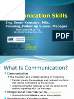 Communication Skills - Eman - 2009 - Session1