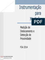 Medição de deslocamento e detecção de proximidade com transdutores