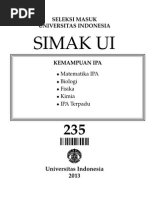 Download Soal SIMAK UI 235 by Chandra SN283512539 doc pdf