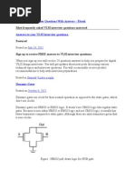 VLSI Design Interview Questions With Answers