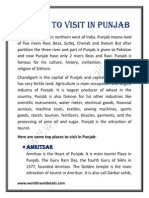 Places To Visit in Punjab