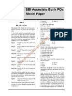 SBI Bank PO Model Paper -1