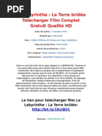 Download Le Labyrinthe La Terre Brle Tlcharger Film Complet Gratuit Qualit HD by Camaline SN283522032 doc pdf