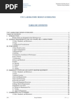 Laboratory Design Guidelines