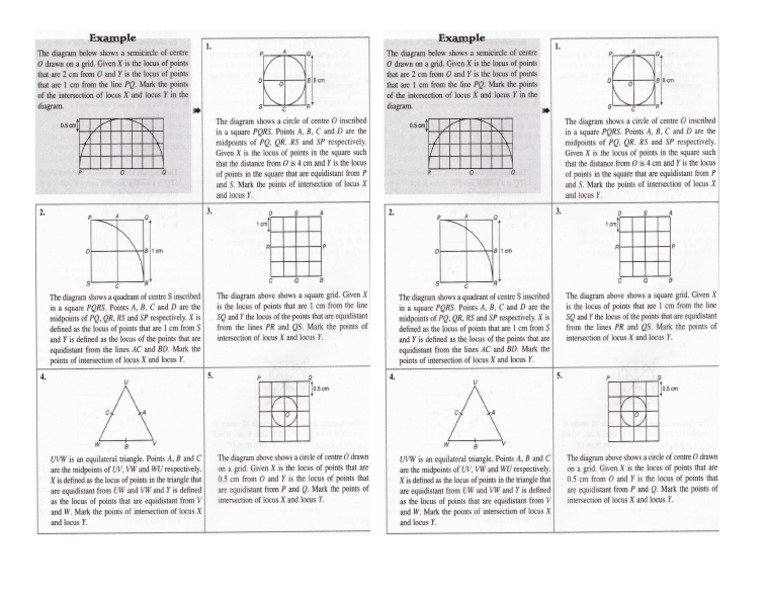 Matematik Tingkatan 2 Lokus | PDF