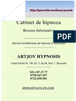 Brosura Artjoyhypnosis - Cabinet de Hipnoza