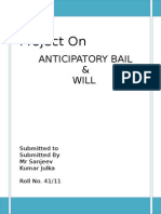 Aniticipatory Bail in India