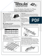 Folheto técnico para instalação de telhas tradicionais