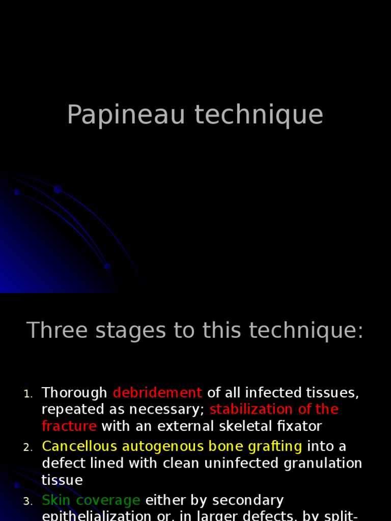 Papineau Technique PDF Bone Medical Specialties