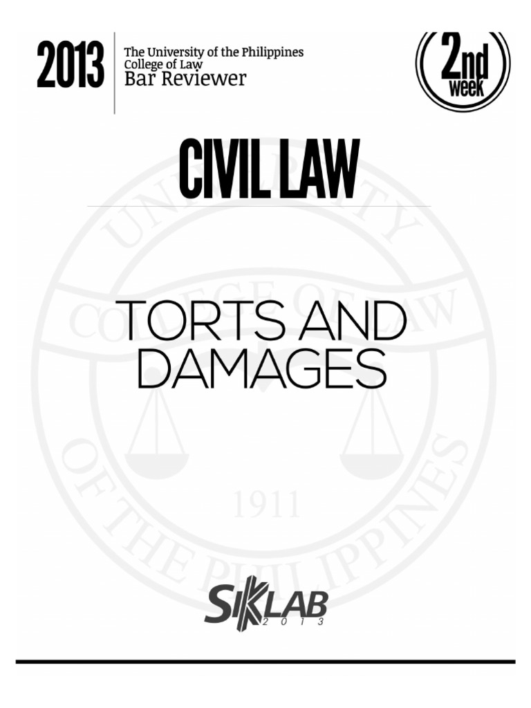 Principles of Torts and Damages Explained | PDF | Negligence ...