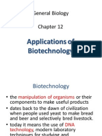 General Biology: Applications of Biotechnology