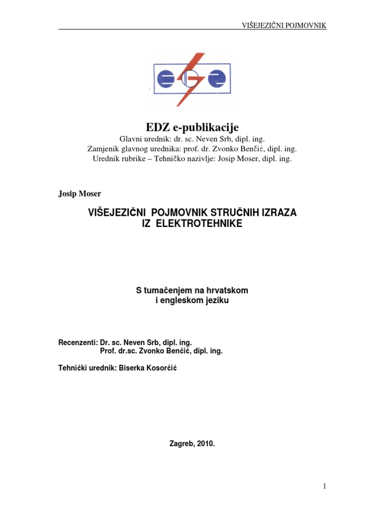 Tehnicko Nazivlje | PDF